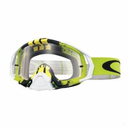 Очки для мотокросса OAKLEY Mayhem Pro Pinned Race зеленые-белые / прозрачная (OO7051-30)