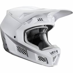 Мотошлем Fox V3 Solids Helmet White/Silver L 59-60cm (23656-548-L)
