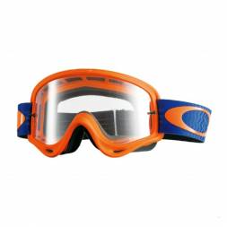 Очки для мотокросса OAKLEY O-Frame Shockwave оранжевые-синие / прозрачная (OO7029-25)