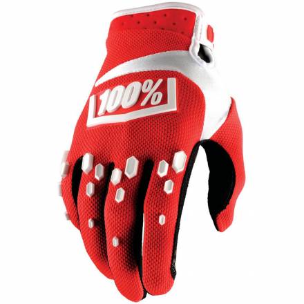 Мотоперчатки 100% Airmatic Glove Red/White XL (10004-087-13)