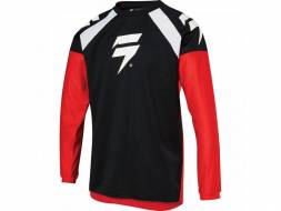 Мотоджерси подростковая Shift Whit3 Race 1 Youth Jersey 1 Red/Black S (23469-055-S)
