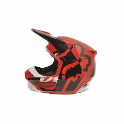 Мотошлем Fox V1 Lux Helmet (Flow Red, S, 2022)