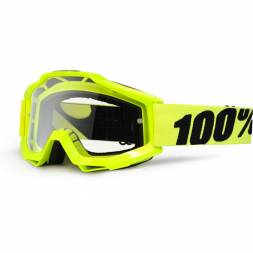 Очки 100% Accuri Fluo Yellow / Clear Lens (50200-004-02)