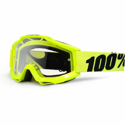 Очки 100% Accuri Fluo Yellow / Clear Lens (50200-004-02)