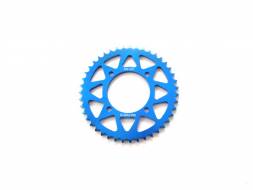 Звезда ведомая аллюминиевая питбайк 428-43T синяя  SM-PARTS