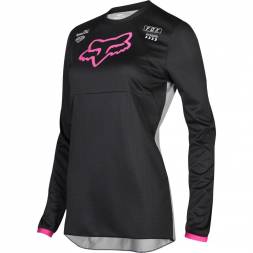 Мотоджерси женская Fox Switch Womens Jersey Black/Pink M (19465-285-M)