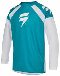 Мотоджерси подростковая Shift Whit3 Race 1 Youth Jersey Green M (23469-004-M)